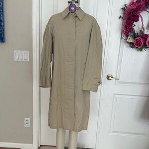 London Fog Beige Trench Coat